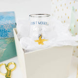 Beach Happy – Starfish 19 oz. Stemless Wine Glass with 3-D Figurine
